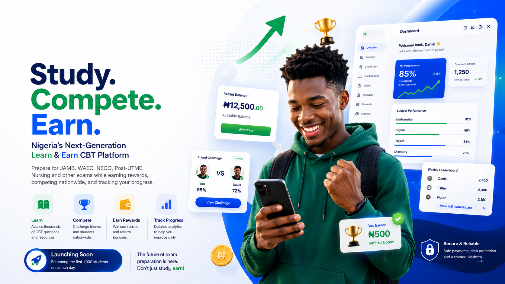 Nigeria\'s Next-Generation Learn & Earn CBT Platform